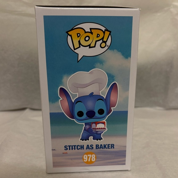 Funko Pop! Blue Stitch As Baker Vinyl Figure - Picture 8 of 9